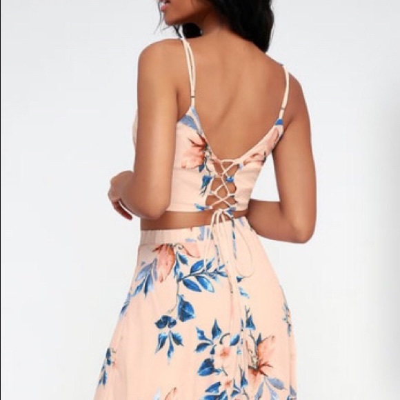 Lulu’s two piece maxi dress - Picture 4 of 6